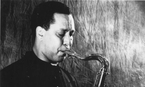 Bill Pierce playing the saxophone