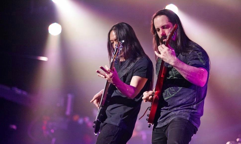 Photograph of John Petrucci and John Myung of Dream Theater