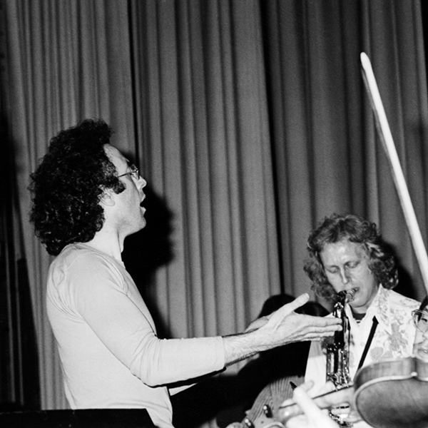 Michael Gibbs conducting an ensemble