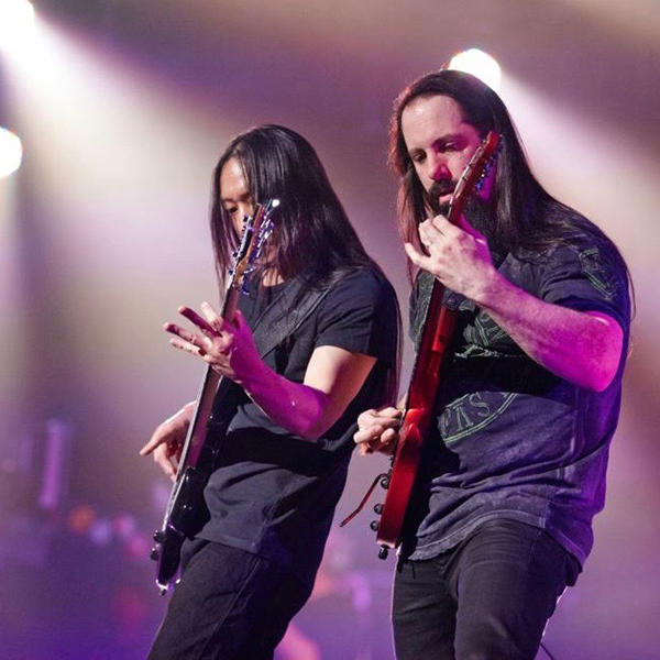 Photograph of John Petrucci and John Myung of Dream Theater